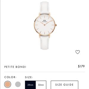 Daniel Wellington leather watch NEVER WORN